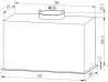 Вытяжка Interline SENSE BL A/60 PB/2/T