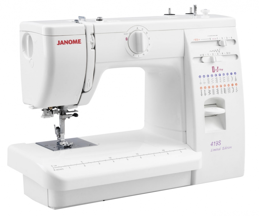 Купить швейную машину электромеханическая Janome 419 S (5519) (Яноме) в  Киеве, Харькове, Одессе, Днепре — цена, описание, характеристики