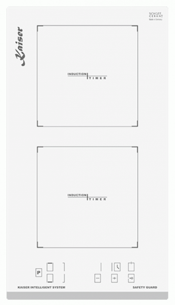 Варочная поверхность Kaiser KCT 3726 FI W
