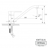 Кухонний змішувач Kernau KWT 01A CHROME