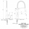 Кухонний змішувач Kernau KWT 28 SPRING CHROME