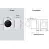 Стирально-сушильная машина LG F2R5FG0W