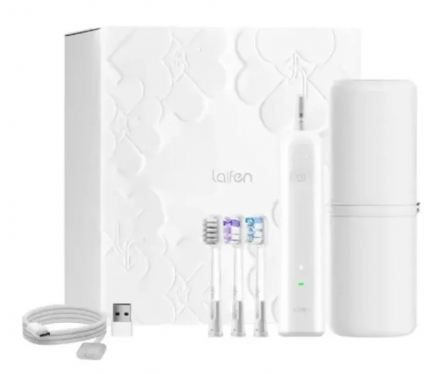 Зубна щітка Laifen Wave White + Travel case (1TB91-P-EU-WH-001)