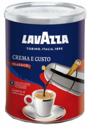 Кофе Lavazza Crema e Gusto m 250g банка