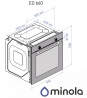 Духова шафа Minola EO 660 I
