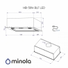Витяжка Minola HBI 5014 BLF LED