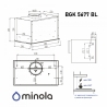 Вытяжка Minola BGK 5677 BL