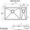 Кухонна мийка Minola FINERO SRZ 79350