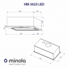 Вытяжка Minola HBI 5025 WH LED