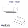 Вытяжка Minola HBI 5214 WH 700 LED