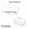 Вытяжка Minola HBI 5323 GR 800 LED