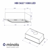 Вытяжка Minola HBI 5627 BL 1000 LED