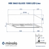 Вытяжка Minola HBI 5663 BL GLASS 1000 LED Line