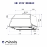 Вытяжка Minola HBI 5722 I 1200 LED