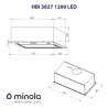 Витяжка Minola HBI 5827 I 1200 LED