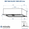 Вытяжка Minola HBI 7664 BL GLASS 1000 LED Line