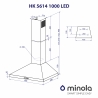 Вытяжка Minola HK 5614 BL 1000 LED