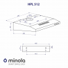 Витяжка Minola HPL 512 BL