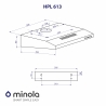 Витяжка Minola HPL 613 BL