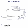 Вытяжка Minola HTL 6614 BLF 1000 LED