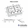 Варочная поверхность Minola MGG 614204 IV