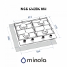 Варильна поверхня Minola MGG 614204 WH