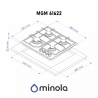 Варильна поверхня Minola MGM 61622 WH