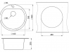 Кухонна мийка Minola MRG 1045-50 Классик