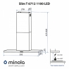 Витяжка Minola Slim T 6712 I 1100 LED