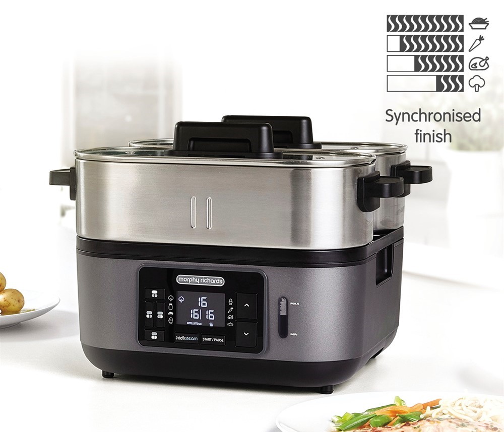 Купить пароварку Morphy Richards Intellisteam 470006 () в Киеве, Днепре,  Харькове, Одессе — цена, отзывы, описание