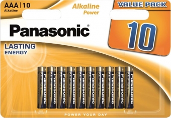 Panasonic  ALKALINE POWER AAA BLI 10 (LR03REB/10BW)