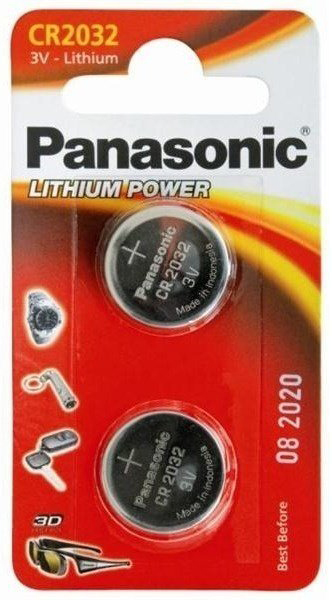 Батарейка Panasonic CR 2032 BLI 2 LITHIUM