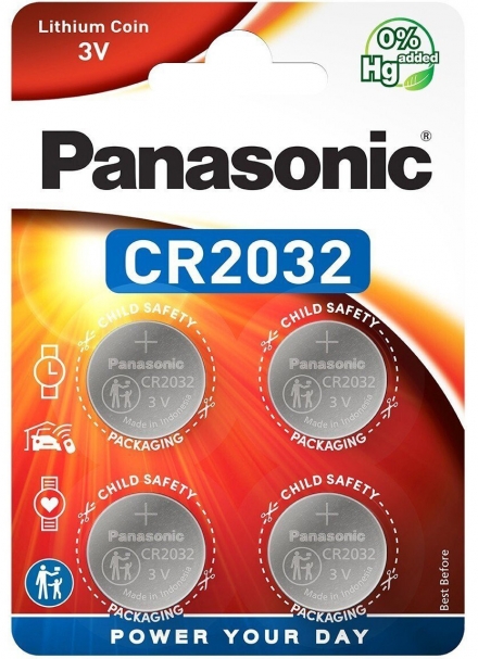 Батарейка Panasonic CR 2032 EL/4B LITHIUM