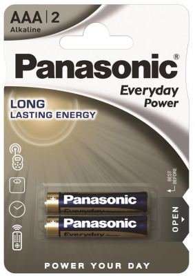 Panasonic  EVERYDAY POWER AAA BLI 2 ALKALINE (LR03REE/2BR)