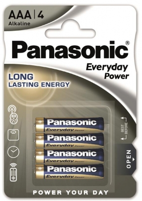 Panasonic  EVERYDAY POWER AAA BLI 4 ALKALINE (LR03REE/4BP)