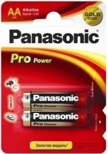 Panasonic  PRO POWER AA BLI 2 ALKALINE (LR6XEG/2BP)
