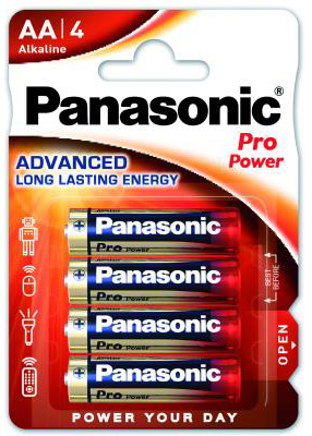 Батарейка Panasonic PRO POWER AA BLI 4 ALKALINE (LR6XEG/4BP)