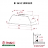 Вытяжка Perfelli BI 5652 WH 1000 LED