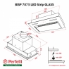 Витяжка Perfelli BISP 7873 WH LED Strip GLASS