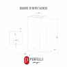 Вытяжка Perfelli DESIGN QUADRO 36 NERO SILENZIO