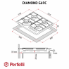 Варильна поверхня Perfelli DIAMOND G69C BIANCO
