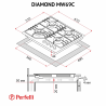 Варильна поверхня Perfelli DIAMOND MW69C INOX
