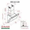 Вытяжка Perfelli DNS 6622 BL LED