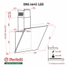 Витяжка Perfelli DNS 6642 BL LED