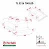 Вытяжка Perfelli TL 5316 WH 700 LED