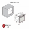 Духова шафа Perfelli VINTAGE 6A8N NERO