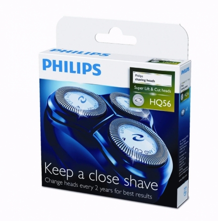 Бритвені головки Philips HQ 56/50 (3 штуки в упаковці)
