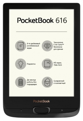 PocketBook  616, Black
