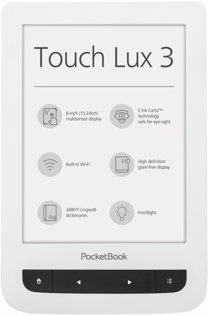 Електронна книга PocketBook 626 Touch Lux3, White