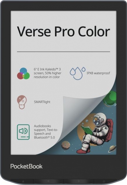 Электронная книга PocketBook 634K3 Verse Pro Color, Stormy Sea (PB634K3-1-CIS)